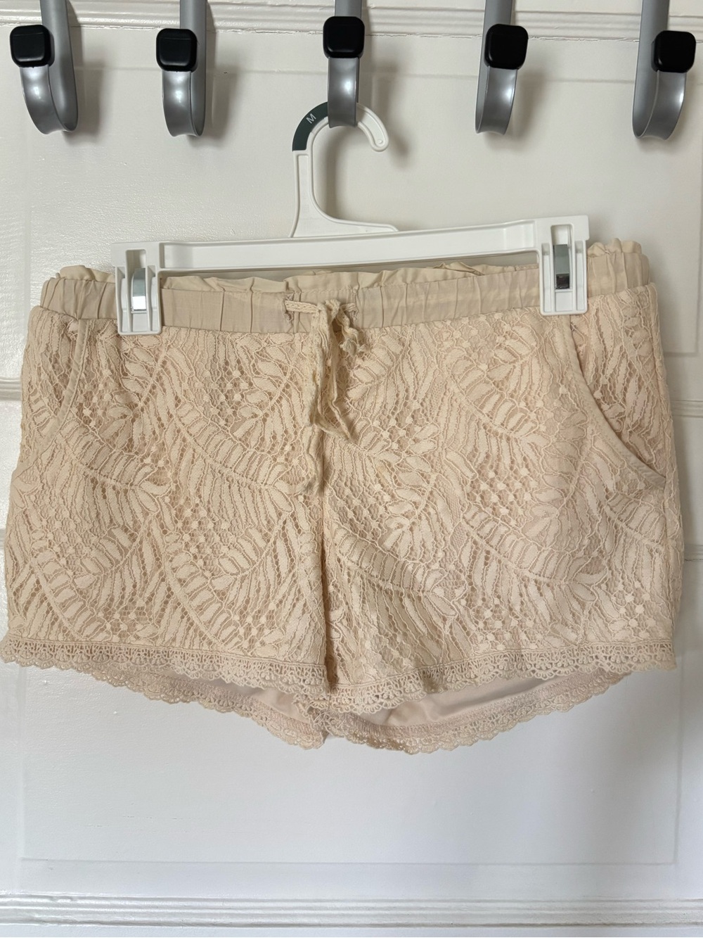Lace cut shorts